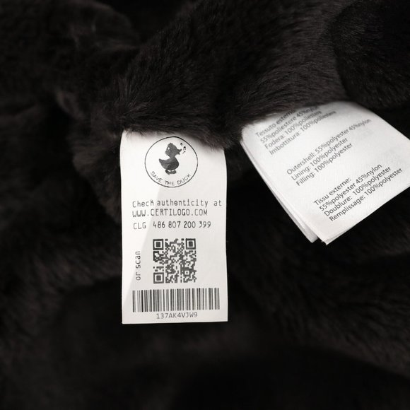 Save the Duck Full Zip Puffer Vest Women's Size 2/US Medium Gray - Picture 8 of 9